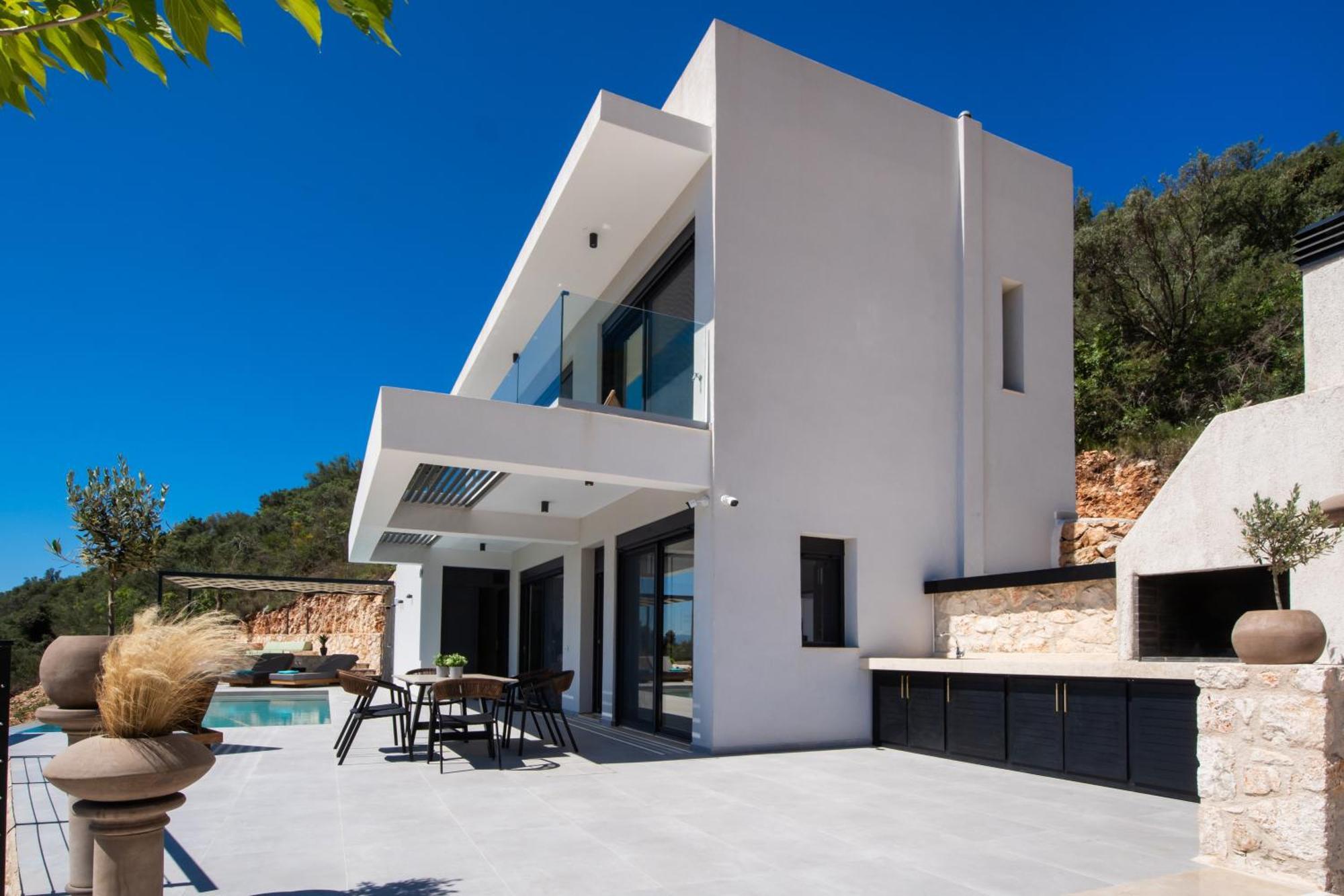 Pantea Luxury Villa Vasiliki  Luaran gambar