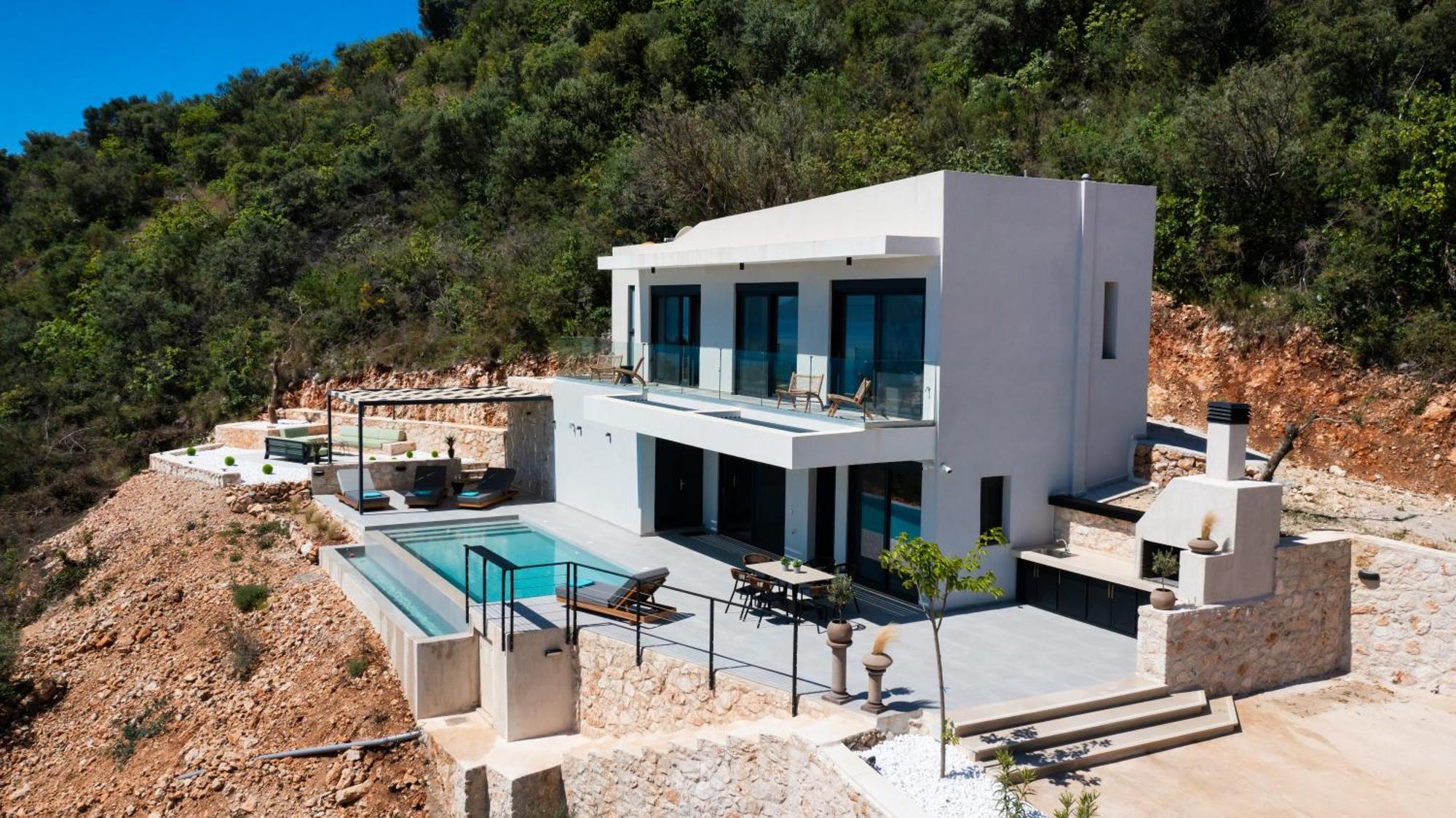 Pantea Luxury Villa Vasiliki  Luaran gambar