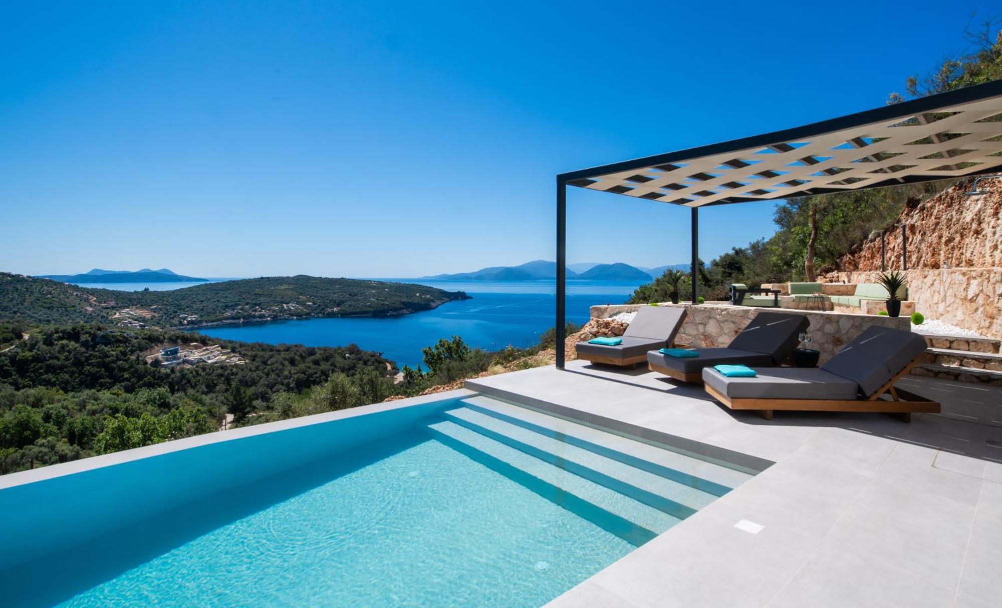 Pantea Luxury Villa Vasiliki  Luaran gambar