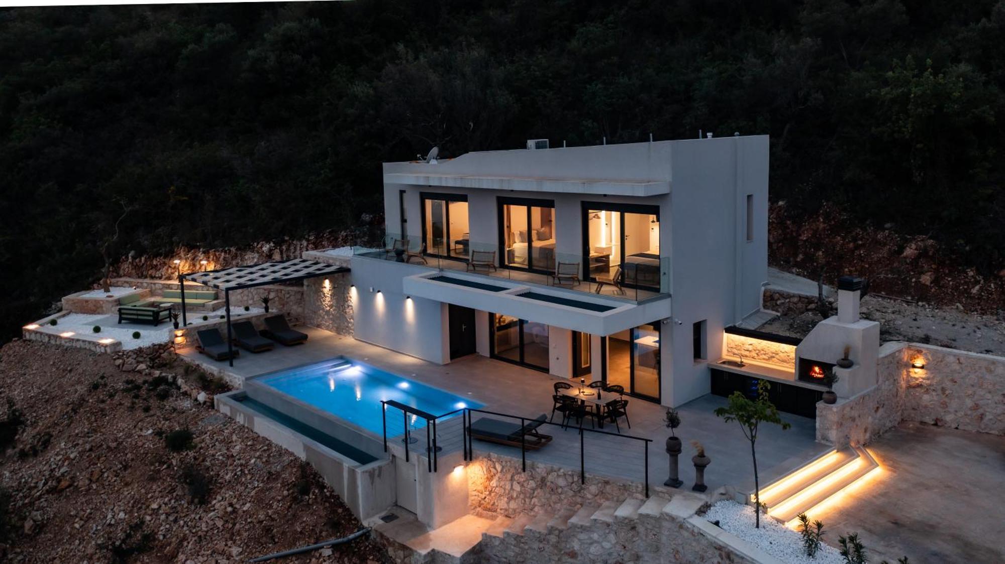 Pantea Luxury Villa Vasiliki  Luaran gambar