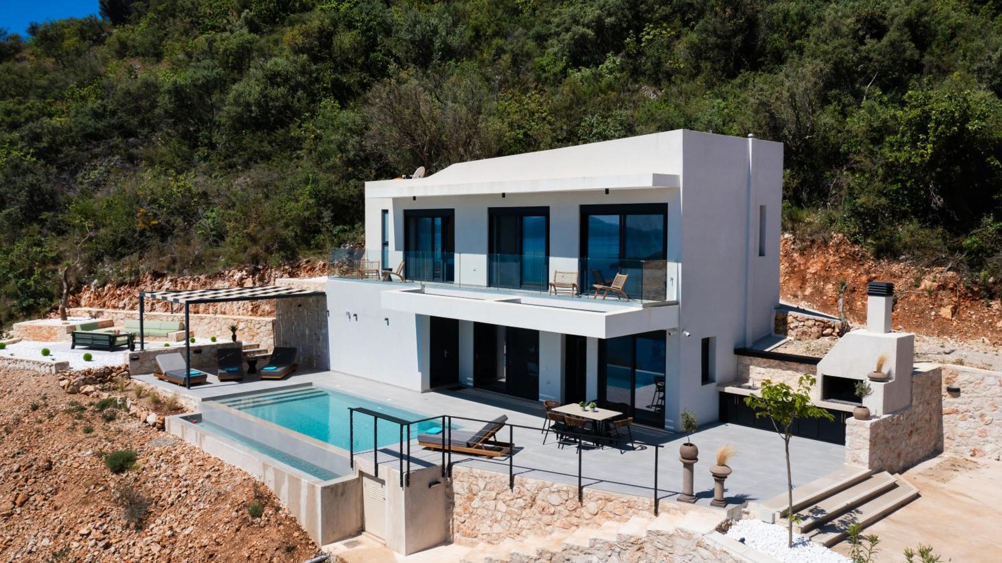 Pantea Luxury Villa Vasiliki  Luaran gambar