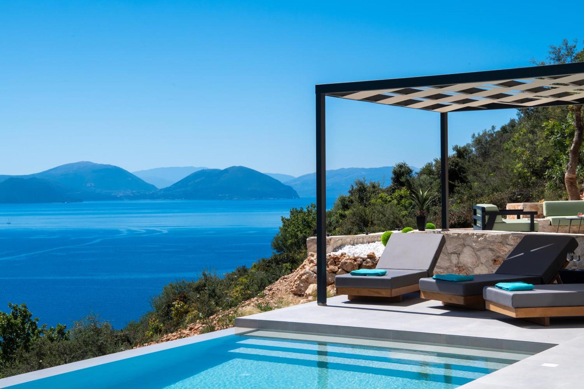 Pantea Luxury Villa Vasiliki  Luaran gambar